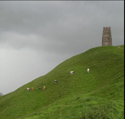 פאזל של Glastonbury Tor