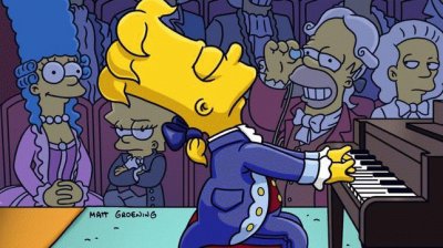 bart toca piano jigsaw puzzle