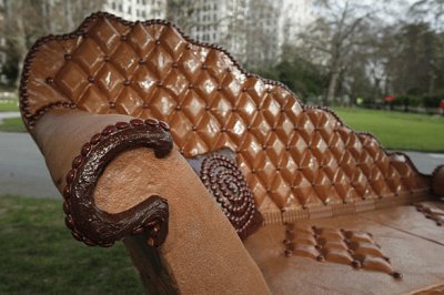 chocolate settee