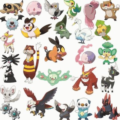 b+w pokemon jigsaw puzzle