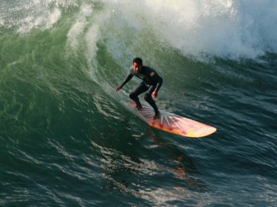 Longboard Surfer