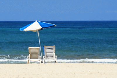 Sun Bed and Beach jigsaw puzzle