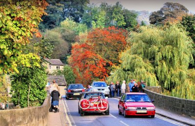 Bakewell Derbyshire in Autumn jigsaw puzzle