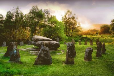 Stone circle Wales