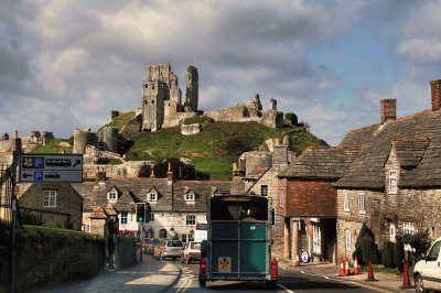 Rush hour Corfe Castle jigsaw puzzle