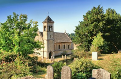 Frampton Mansell church - Cotswolds jigsaw puzzle