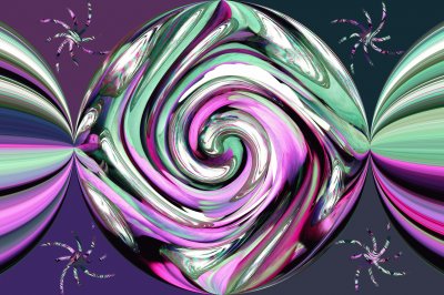 purple swirl 2 jigsaw puzzle