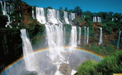 incluso con arco iris