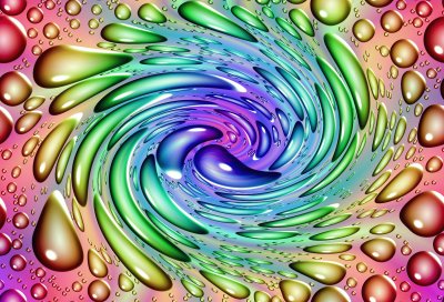 blob swirl jigsaw puzzle