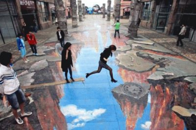 פאזל של 3D street art