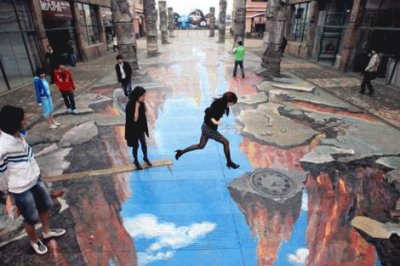 3D street art jigsaw puzzle