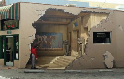 3D wall mural