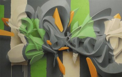 3D wall mural