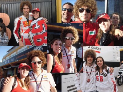 Fotos de Marco Simoncelli conmigo