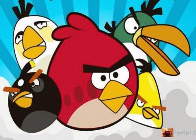 פאזל של angry birds colores