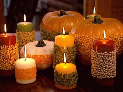 Pumpkin centerpiece