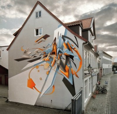 abstract mural