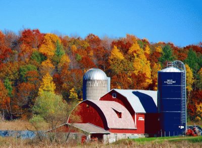 Wisconsin Farm in Autumn
