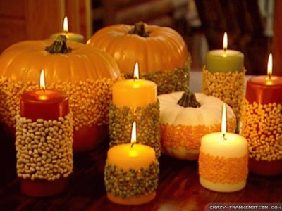 פאזל של fall candles