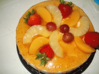 Pastel de mango!