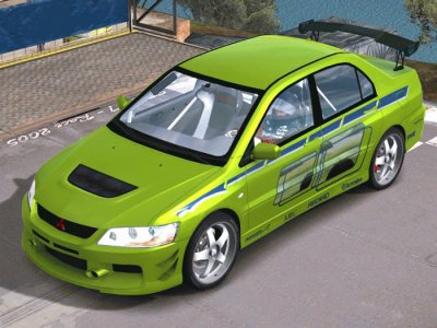 Mitsubushi Lancer Evolution IX jigsaw puzzle