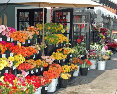 פאזל של flower market