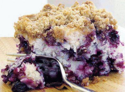 berry crumble