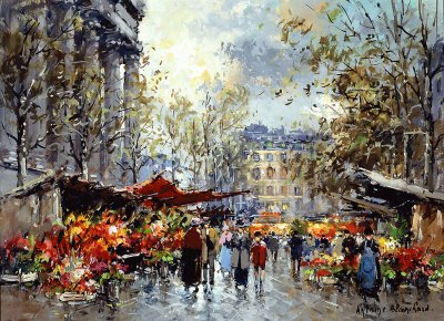 Flower Market Madeleine jigsaw puzzle