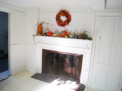 country fall mantel