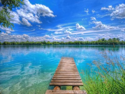 day at the lake jigsaw puzzle