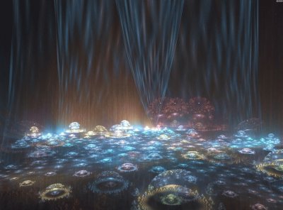 fractal frog pond