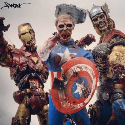 Zumbis Marvel jigsaw puzzle