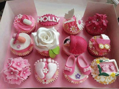 פאזל של baby shower cupcakes