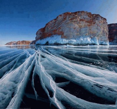 פאזל של ice on Lake Baikal