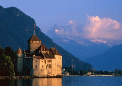 Castelo de Chilon - Montreux - SuÃ­Ã§a jigsaw puzzle