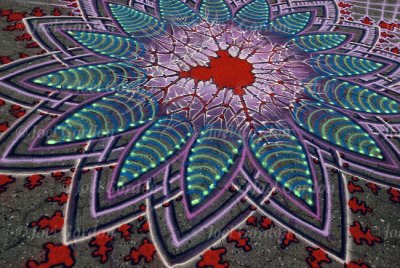 sand painting jigsaw puzzle