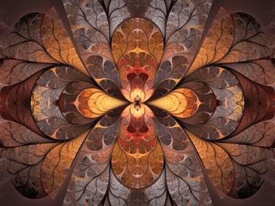 autumn stained glass