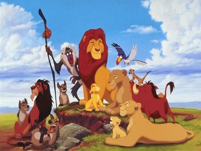 פאזל של the lion king