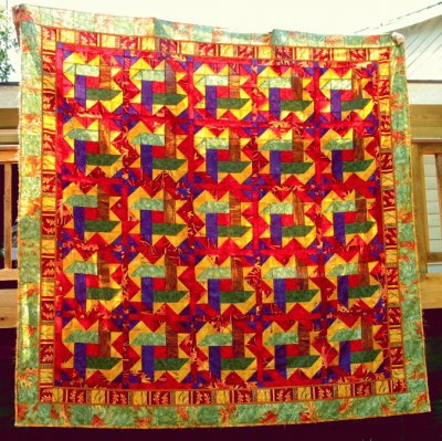 פאזל של fall color quilt