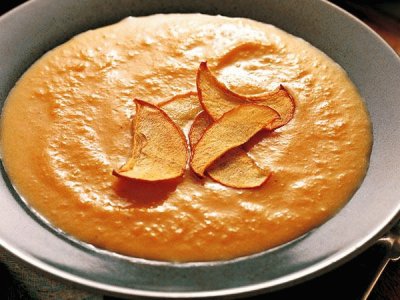 פאזל של curried sweet potato soup