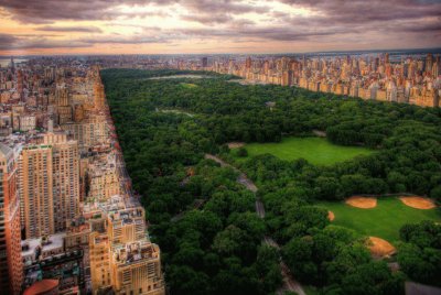 פאזל של Central Park before the rain