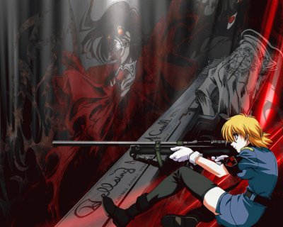 פאזל של Victoria Seras y Alucard