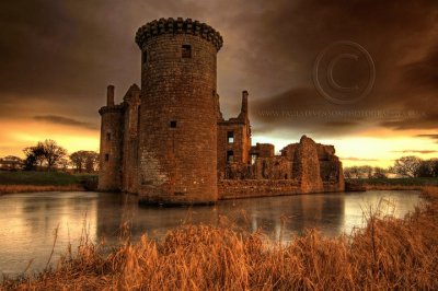 castle on water
