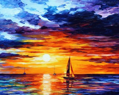 mar por de sol jigsaw puzzle