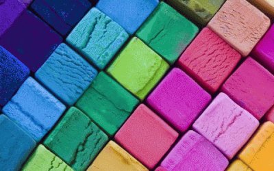 פאזל של cubos multicolor