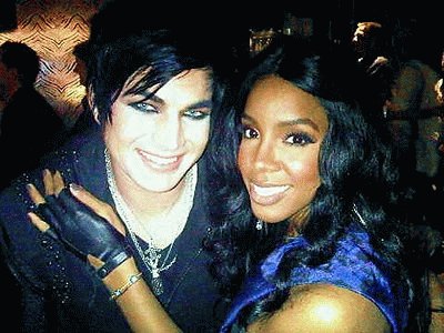 adam lambert and a girl