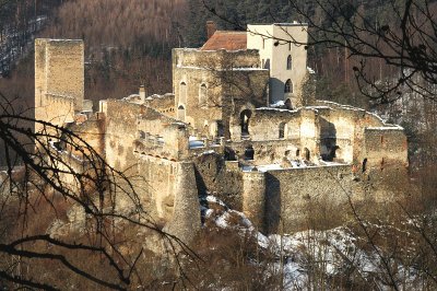 Ruin Kaja in winter jigsaw puzzle