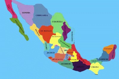 Map of Mexico