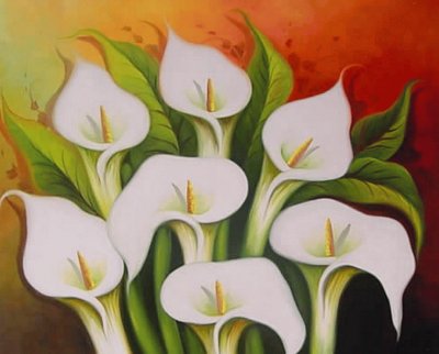 פאזל של Tulipanes blancos
