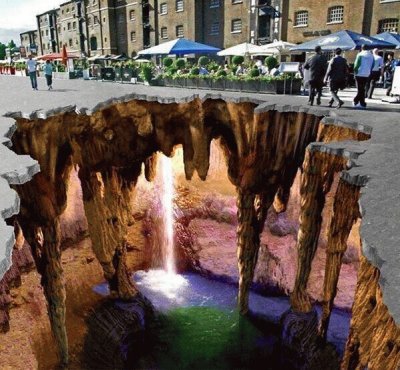 Arte Callejero 3D, West Dock, England jigsaw puzzle